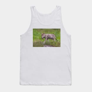 Timber Wolf Pup Tank Top